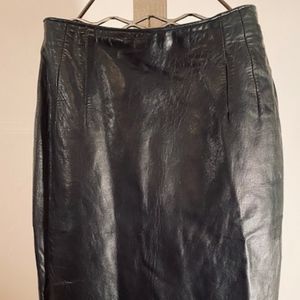 Ann Taylor Vintage Leather Pencil Skirt